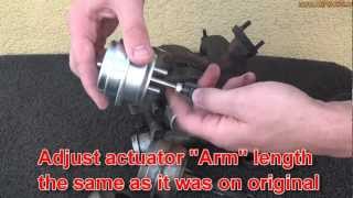 How to change Turbocharger wastegate actuator [upl. by Ollehto892]