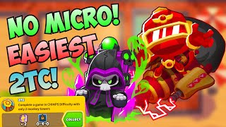 2TC NO MICRO Easiest Possible 2 Tower CHIMPS Guide EVER [upl. by Keely]