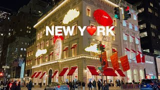 4K🇺🇸NYC Walk🎄✨5th Ave Christmas Lights Rockefeller Center amp Radio City in Manhattan 2023 [upl. by Imij905]