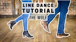 The Wolf LINE DANCE TUTORIAL [upl. by Hedwig]