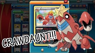 Crawdaunt Pokemon Trading Card Game Online [upl. by Ellatnahc]