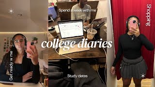 random vlog  class study dates shopping amp more [upl. by Vaas]