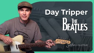 Day Tripper Guitar Lesson  The Beatles [upl. by Rekab]