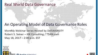 An Operating Model of Data Governance Roles [upl. by Leia]