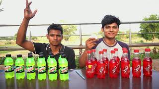 Mountain Dew Vs Sting Energy Drink Challenge  Energy Cold Drink Challenge  Drinking Challenge [upl. by Cynara]