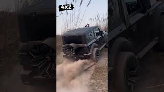 Thar vs bmw offroading😱😱yuvraj16 kingofsuv thar bmw offroading winner tharlover 4x4 suv [upl. by Yanehs]