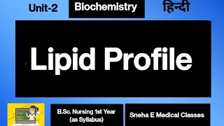 Lipid Profile [upl. by Mellar106]