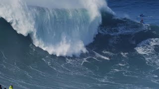 Surfista brasileiro de ondas gigantes morre após sofrer queda em Nazaré  AFP [upl. by Suolekcin477]