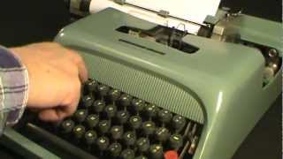 Restore Vintage Manual Typewriter UNDERWOOD OLIVETTI STUDIO 44 repair [upl. by Otreblon]