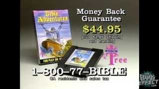 Bible Adventures NES TV Commercial Wisdom Tree  1990 [upl. by Nosnirb283]