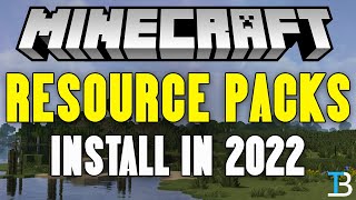 How To Download amp Install Resource Packs in Minecraft PC 2022 [upl. by Aisel590]