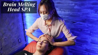 Brain Melting Head SPA in Brain Resort by Japanese Pro ASMR [upl. by Ardnahcal449]