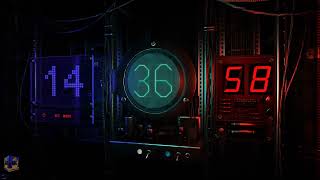 Digital clock 3d screensaver [upl. by Gav]