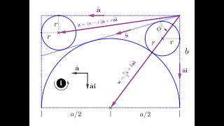 Solving a MultipleTangency Problem via Geometric Algebra [upl. by Sahpec]