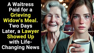 A Waitress Paid for a Grieving Widows Meal Two Days Later a Lawyer Came with LifeChanging News [upl. by Ocsirf]