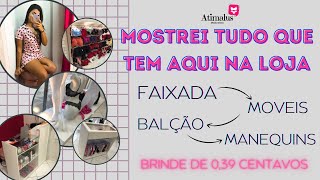 TOUR PELA MINHA LOJA  LOJA DE MODA INTIMA FEMININA  DECORAÇÃO MANEQUINS MOVEIS DA LOJA [upl. by Nnaihs968]