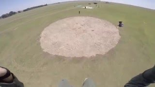 POV skydiving accuracy landing  dead center [upl. by Stedman]