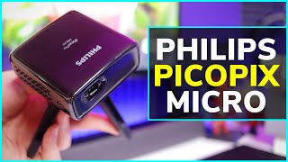 Philips PicoPix Micro Mobile Projector PPX320 Full Review [upl. by Adnocahs760]