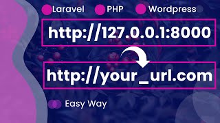 How to change localhost to custom domain name  2024 [upl. by Burke]