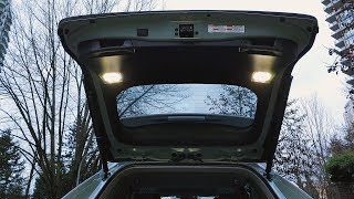 Toyota RAV4 20192025 Trunk Cargo Bright LED Lights Install In The Rear Hatch Door [upl. by Menon]