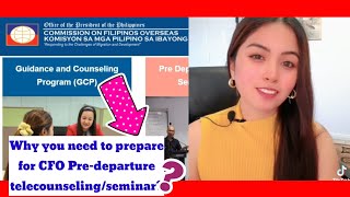 Why must I prepare  PDOS  CFO TELECOUNSELING  PREDEPARTURE ORIENTATION SEMIMAR  K1 FIANCEE [upl. by Elleved]