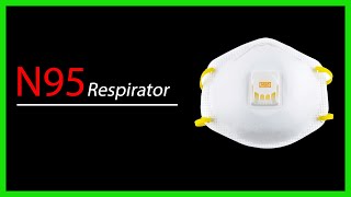 N95 Respirator  How to Put on and Use  Mask OSHA Smoke Respiratory Protection [upl. by Secor]