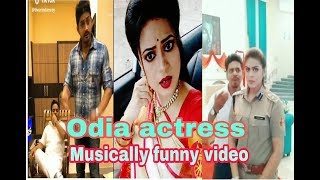 Odia actress musically funny video tik tok app editing by sunatstudio [upl. by Llerraf]