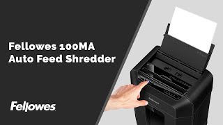 Fellowes 100MA Auto Feed Shredder [upl. by Dominic]