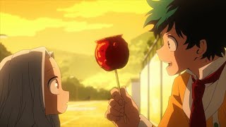 Deku gives Eri a candy apple English Dub [upl. by Odnomyar858]