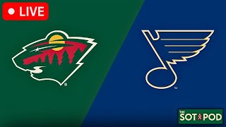 Minnesota Wild vs St Louis Blues  LIVE STREAM  NHL GAME WATCH PARTY  COMMENTARY [upl. by Teillo]