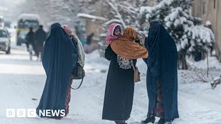 Many dead as Afghanistan experiences coldest winters in years – BBC News [upl. by Zolner]