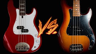 PBass Shootout GampL LB100 vs Lakland 4464 [upl. by Tamarah]