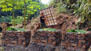 Building a Tank System to Process Shrubs and Grass into Organic Fertilizer  Gardening Life [upl. by Morel]