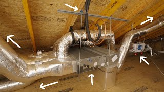 Mitsubishi HVAC At My House  Full System Tour [upl. by Docila797]