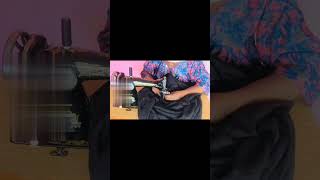 How to sew a drawstring casing on the waist of a dress [upl. by Esylle]