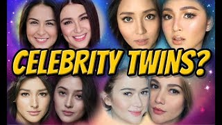 PINAY CELEBRITIES WHO COULD PASS AS TWINS  DOPPELGANGER [upl. by Ahsele]