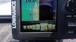 Lowrance elite 5 chirp  First look [upl. by Rotce]