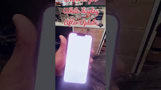 Iphone 13 pro white display after update repair in dibrugarh appleiphone teamiphone iphonexplus [upl. by Thill]