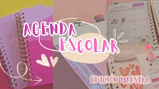 Agenda escolar Docente • Personalización  Bitacora Quedo super increíble 👩🏻‍🏫💕📒✏️ [upl. by Uzzi]