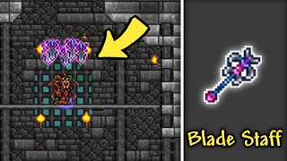 How To Get And Use The Blade Staff In Terraria 14Read Description [upl. by Ravid]