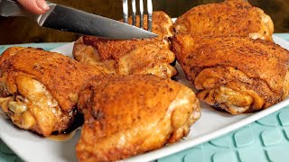 🔥💯 Bratpfanne und 30 Minuten 😋Göttliche Hähnchenschenkel in Soße 🤩MEGA EINFACHES REZEPT ASMR [upl. by Eittak]