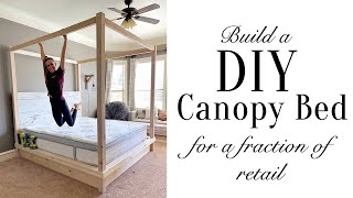 DIY Canopy Bed [upl. by Ralfston]