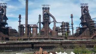 Abandoned Bethlehem Steel Plant  VIDEO TOUR SteelStacks Bethlehem PA [upl. by Anwadal]