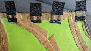 How to attach straps velcro and elastics to worbla [upl. by Lehteb]