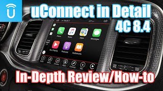 uConnect 84 in 4C for 2018 In Depth Review  How to [upl. by Acisej]