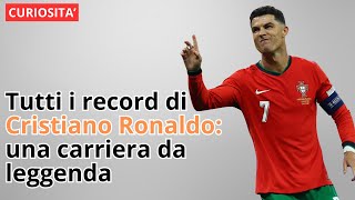 Tutti i record di Cristiano Ronaldo una carriera da leggenda [upl. by Annil]