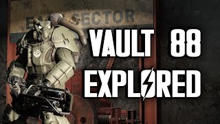 Vault 88 Explored  Every Nook amp Cranny  Fallout 4 [upl. by Godewyn]