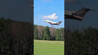 embraer Phenom 300 jet takeoff planespotting aviation airport [upl. by Yddet914]