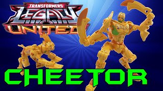 Transformers Legacy United Core Class Beast Machines CHEETOR  transformers [upl. by Stricklan751]