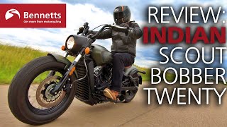 2020 Indian Scout Bobber Twenty  Ridden amp Reviewed [upl. by Letisha]